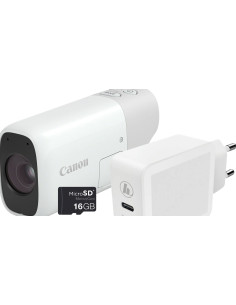 PowerShot ZOOM Compatta in stile Monocolo Kit Essenziale Bianco
